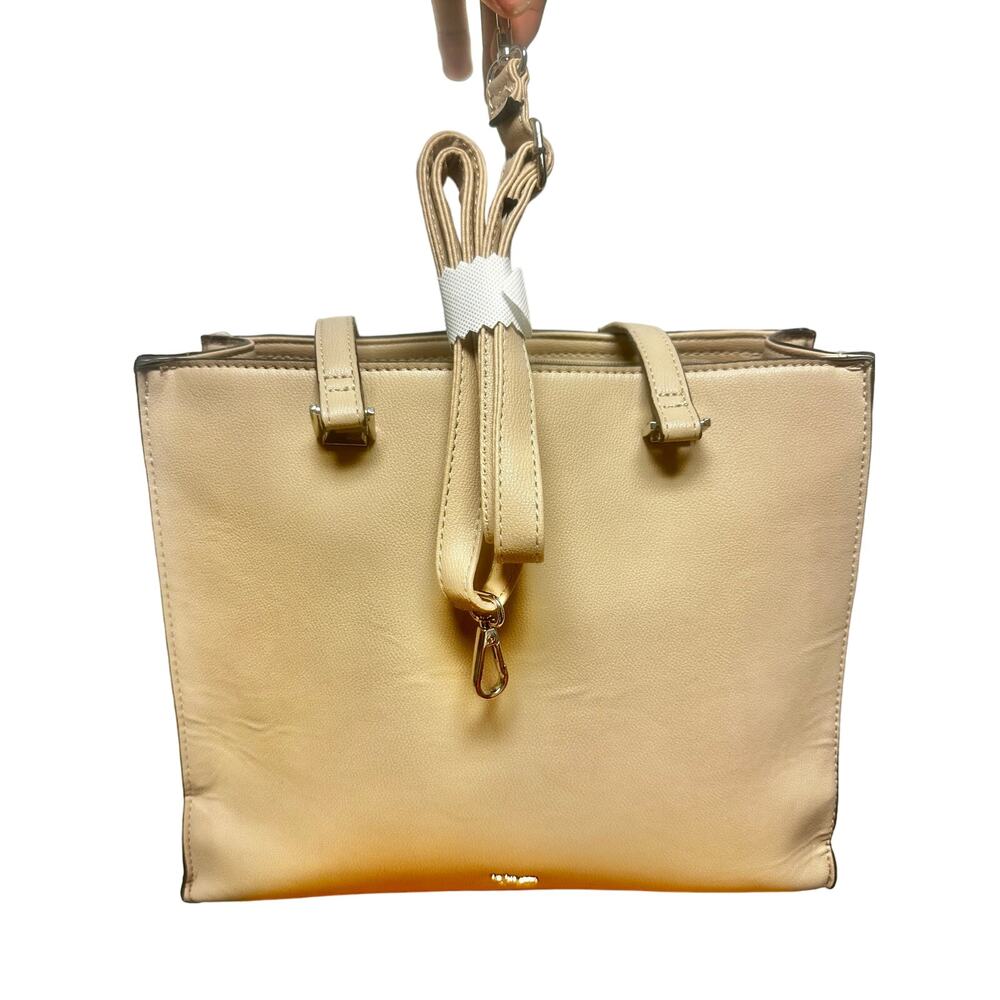 Mathew & Julian ivory cream large  leather tote bag purse